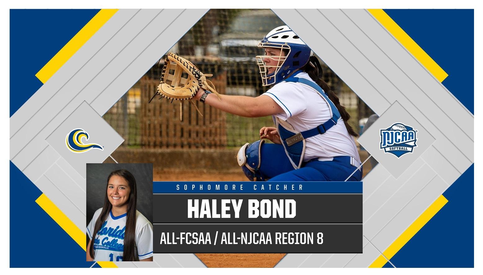 Bond selected to All-FCSAA/All-NJCAA Region 8 team